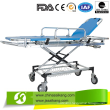 Aluminum Alloy Ambulance Patient Stretcher Trolley (CE/FDA/ISO)